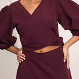 FÉNIX DRESS BORDEAUX