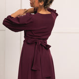 FÉNIX DRESS BORDEAUX