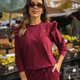 BELIEVE TRACKSUIT BURGUNDY