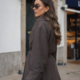 BE SWAN ABRIGO CHOCOLAT