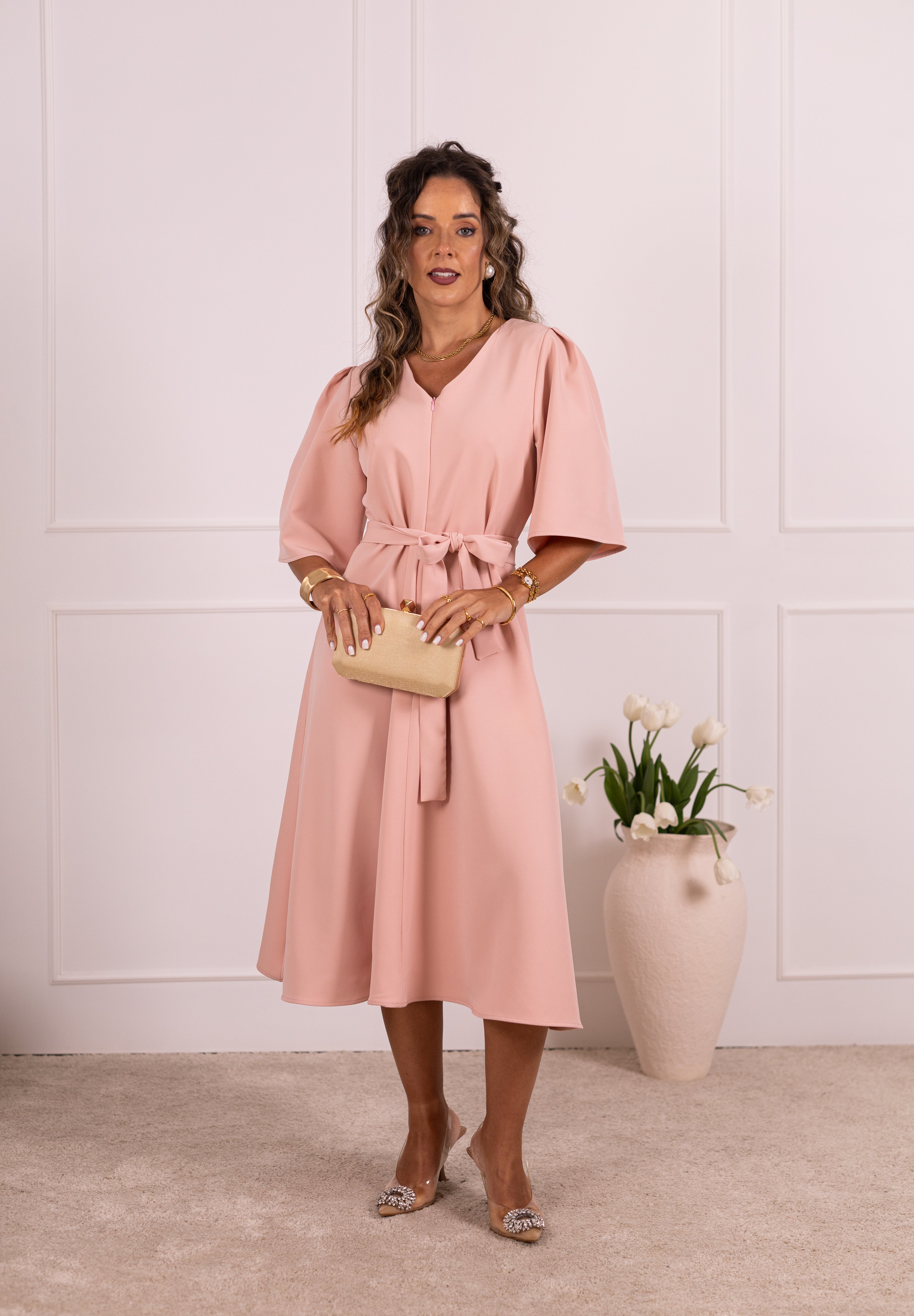 vestidomidicerimoniarosaparaamamentacao