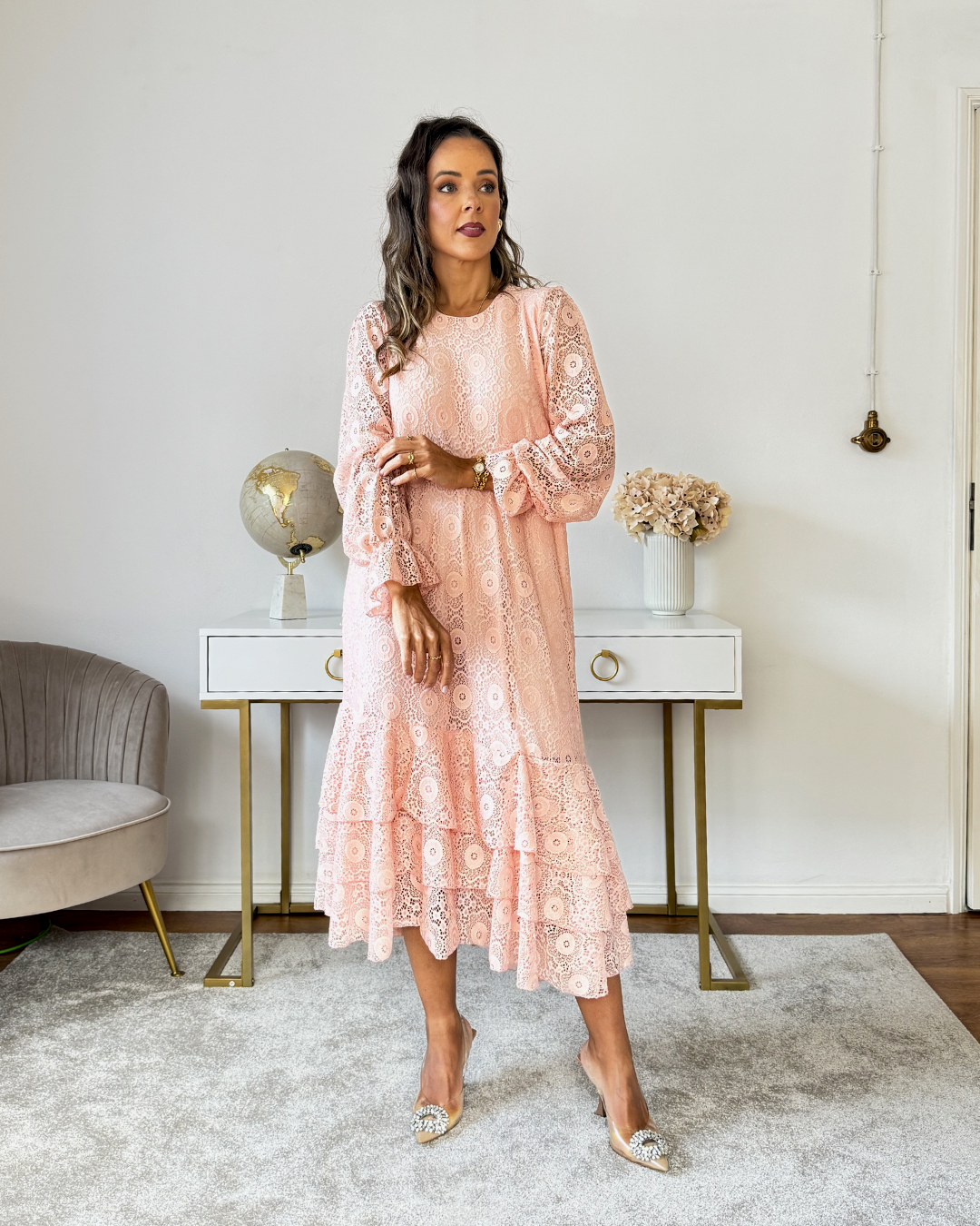 vestidoderendarosaparabatizado