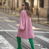 BE UNIQUE COAT WILD ROSE